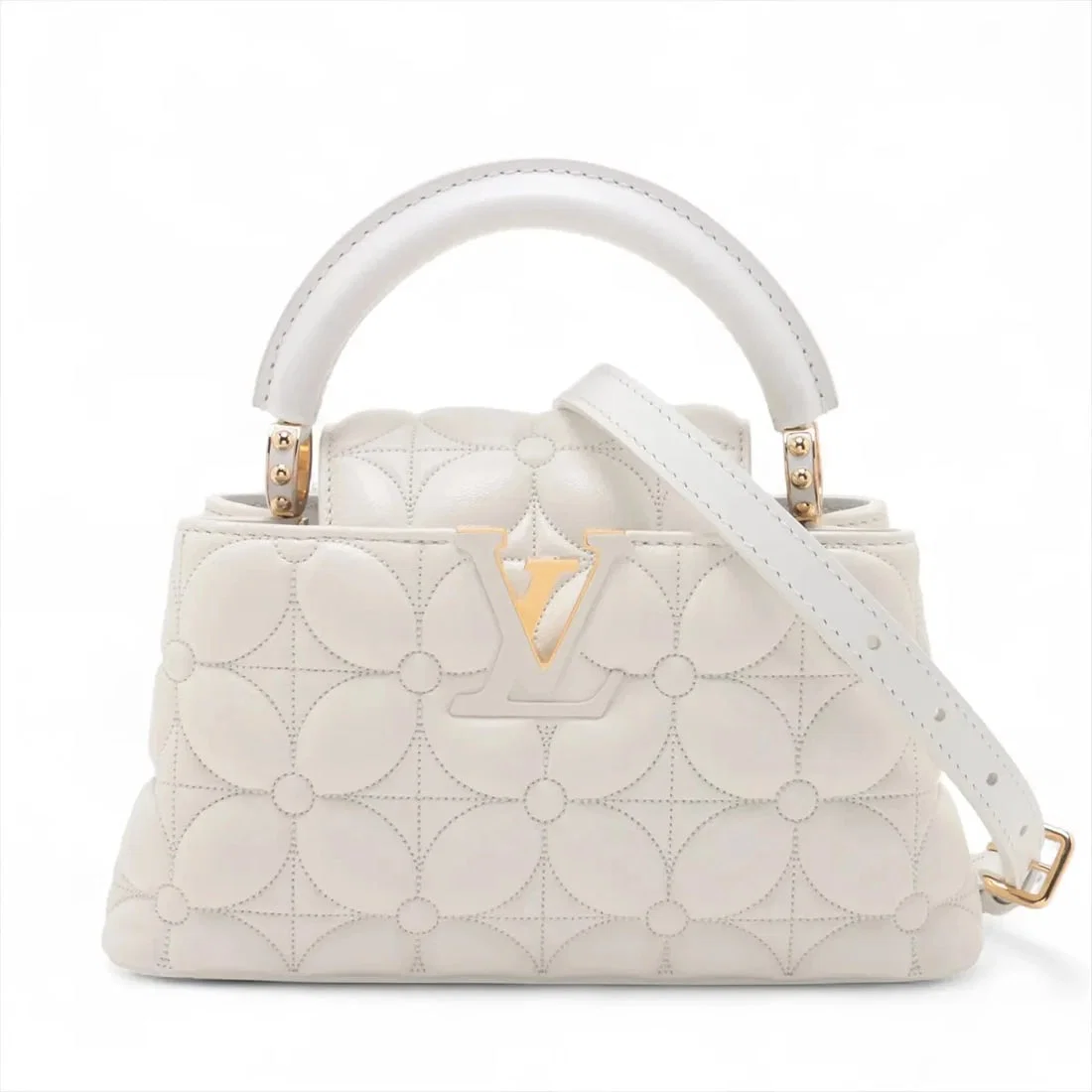 LOUIS VUITTON MONOGRAM FLOWER CAPUCINES HANDBAG