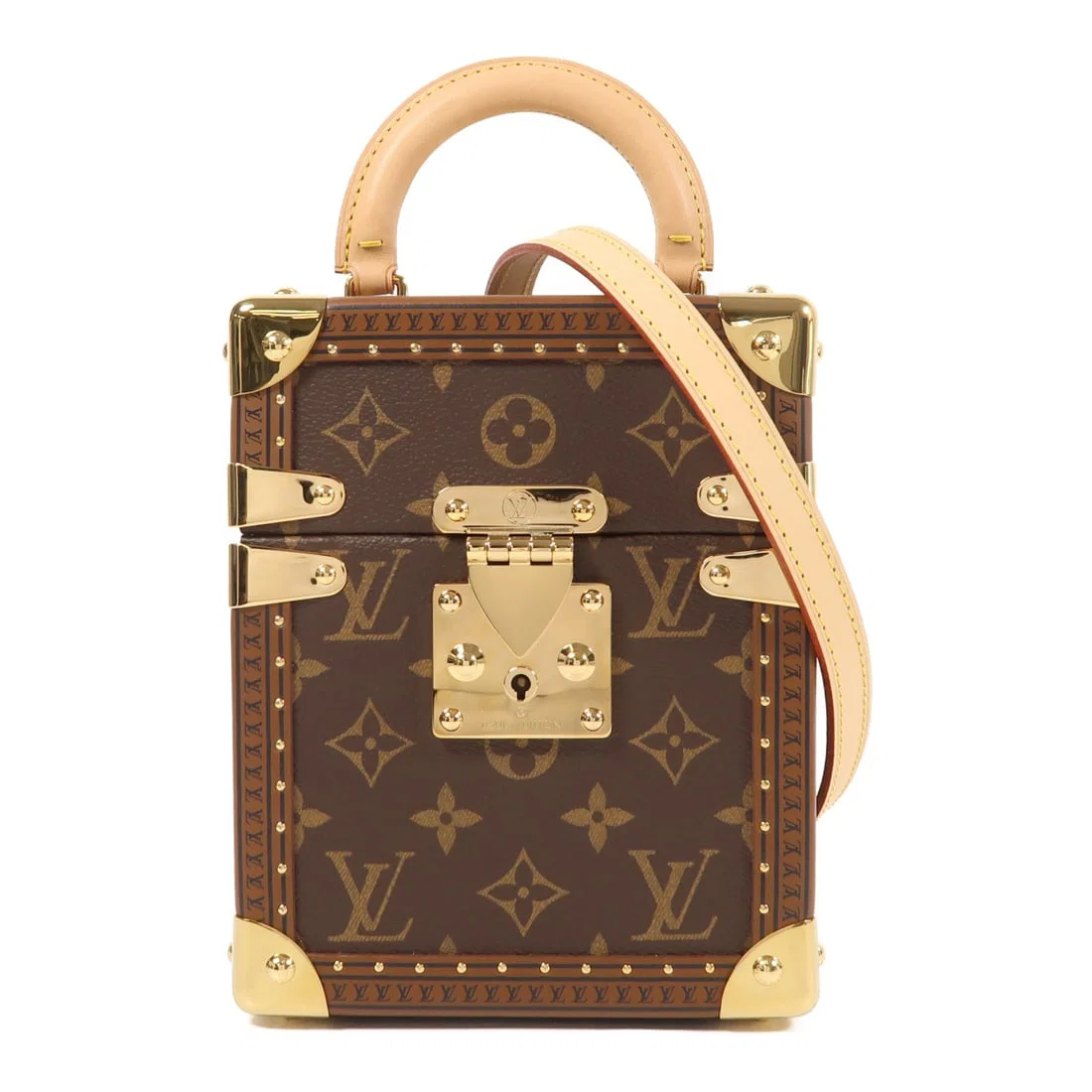 LOUIS VUITTON Monogram GHW Camera Box 2 Way Shoulder Bag M10079