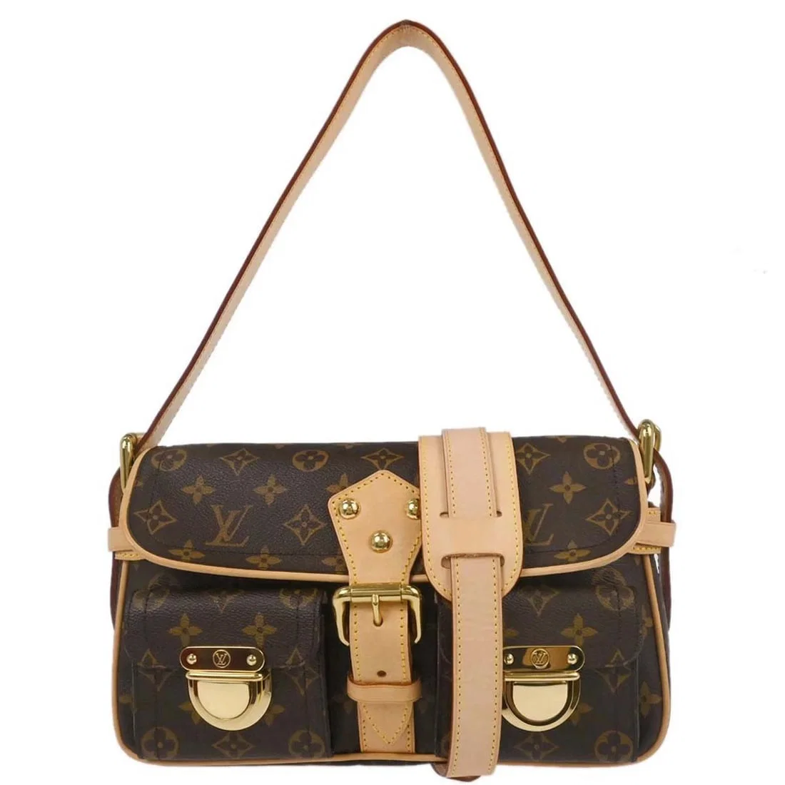 LOUIS VUITTON MONOGRAM HUDSON PM SHOULDER BAG