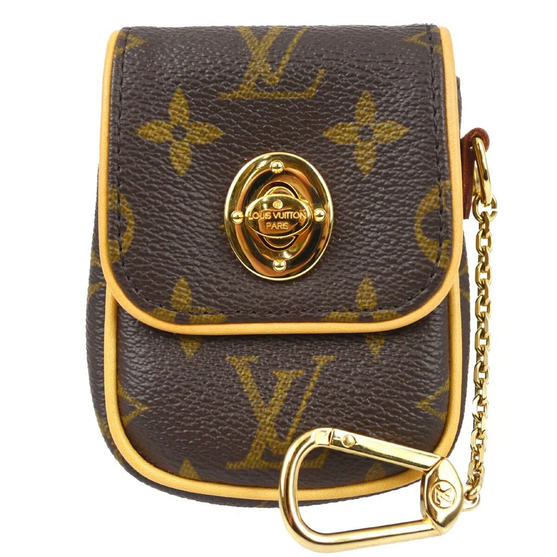Louis Vuitton Monogram Pochette Tulum Key Holder Bag Charm M60020