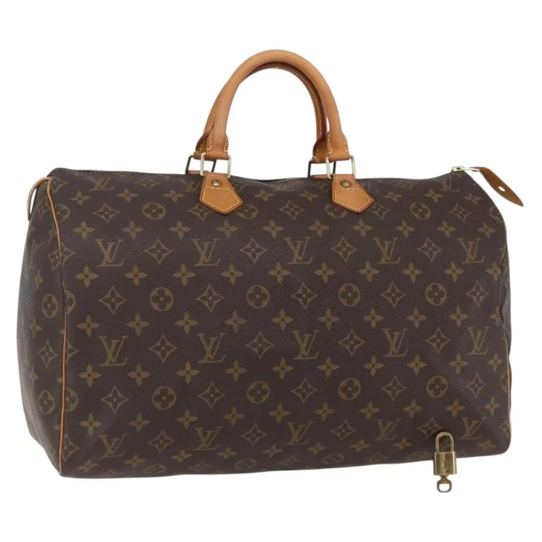 LOUIS VUITTON Monogram Speedy 40 Hand Bag M41522 Auth with Dust Bag
