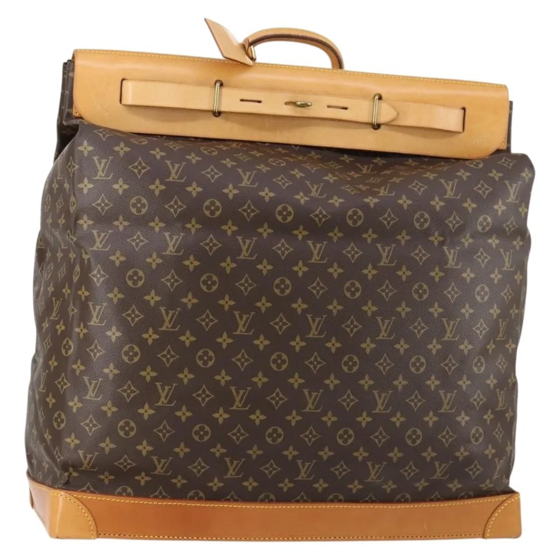 LOUIS VUITTON Monogram Steamer 55 Boston Bag M41124 Auth