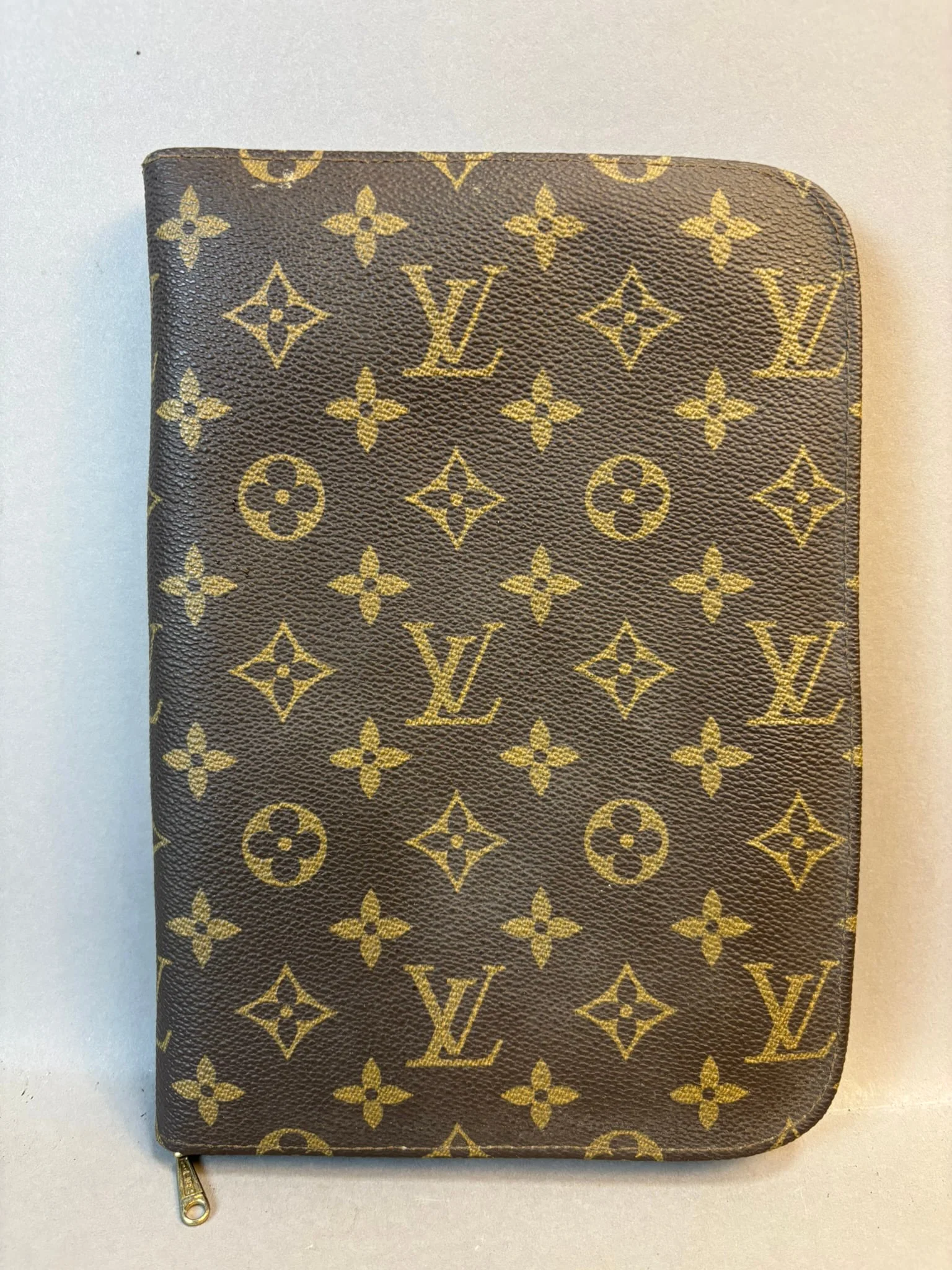 Louis Vuitton Monogram Zip Phone Address Agenda Organizer