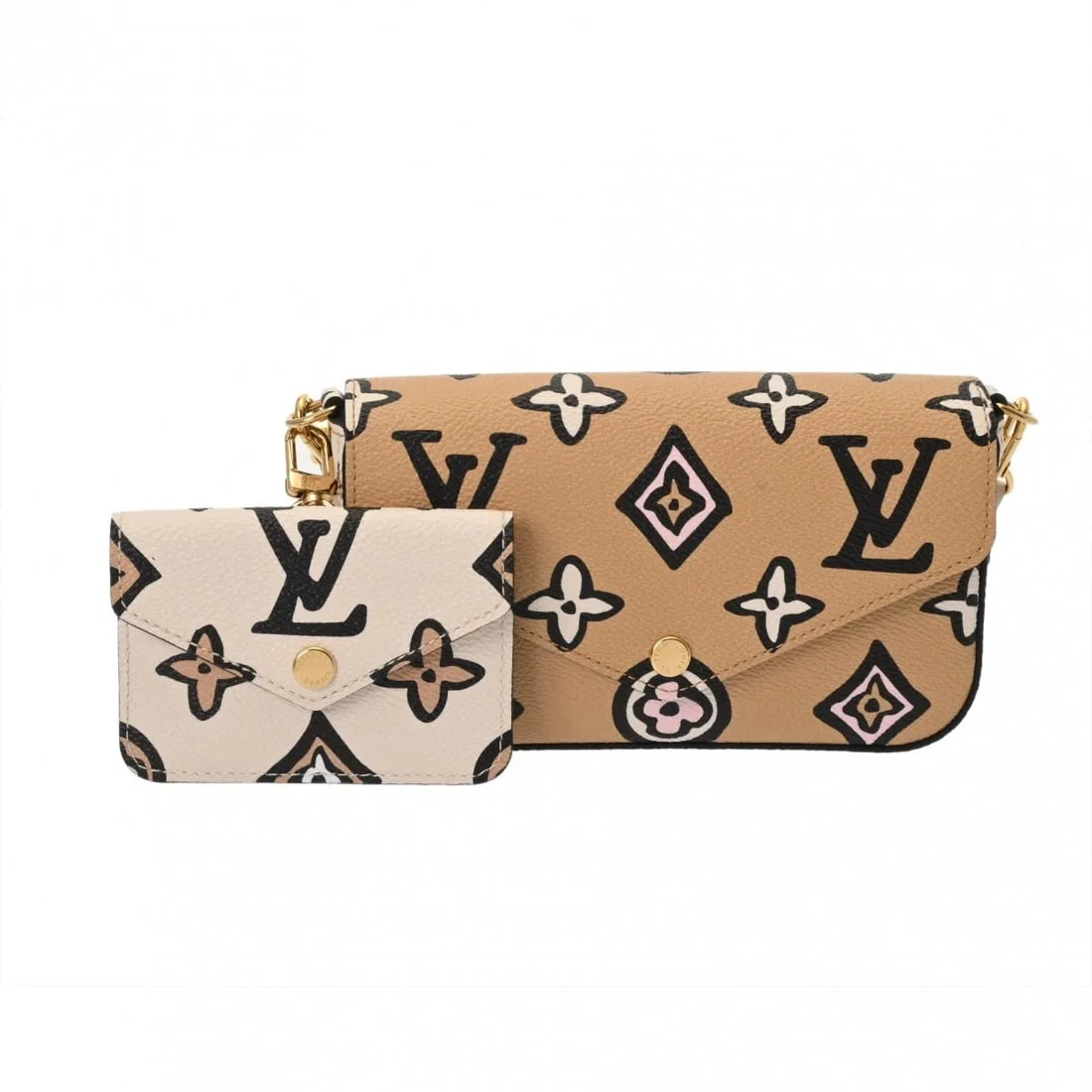 LOUIS VUITTON MULLTY POCHETTE FELICIE ANIMAL PRINT