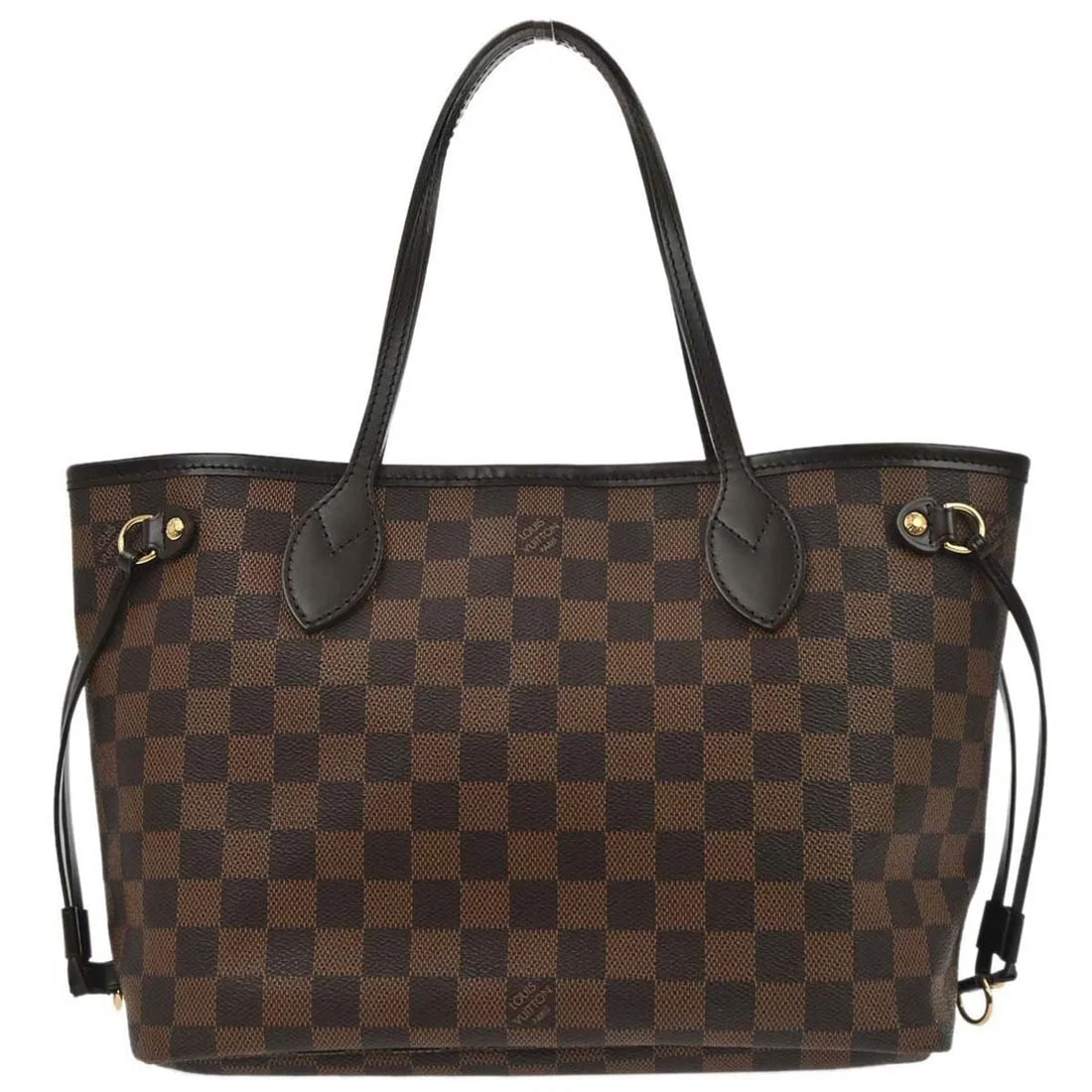Louis Vuitton Neverfull PM Damier Canvas Small Brown Tote Bag
