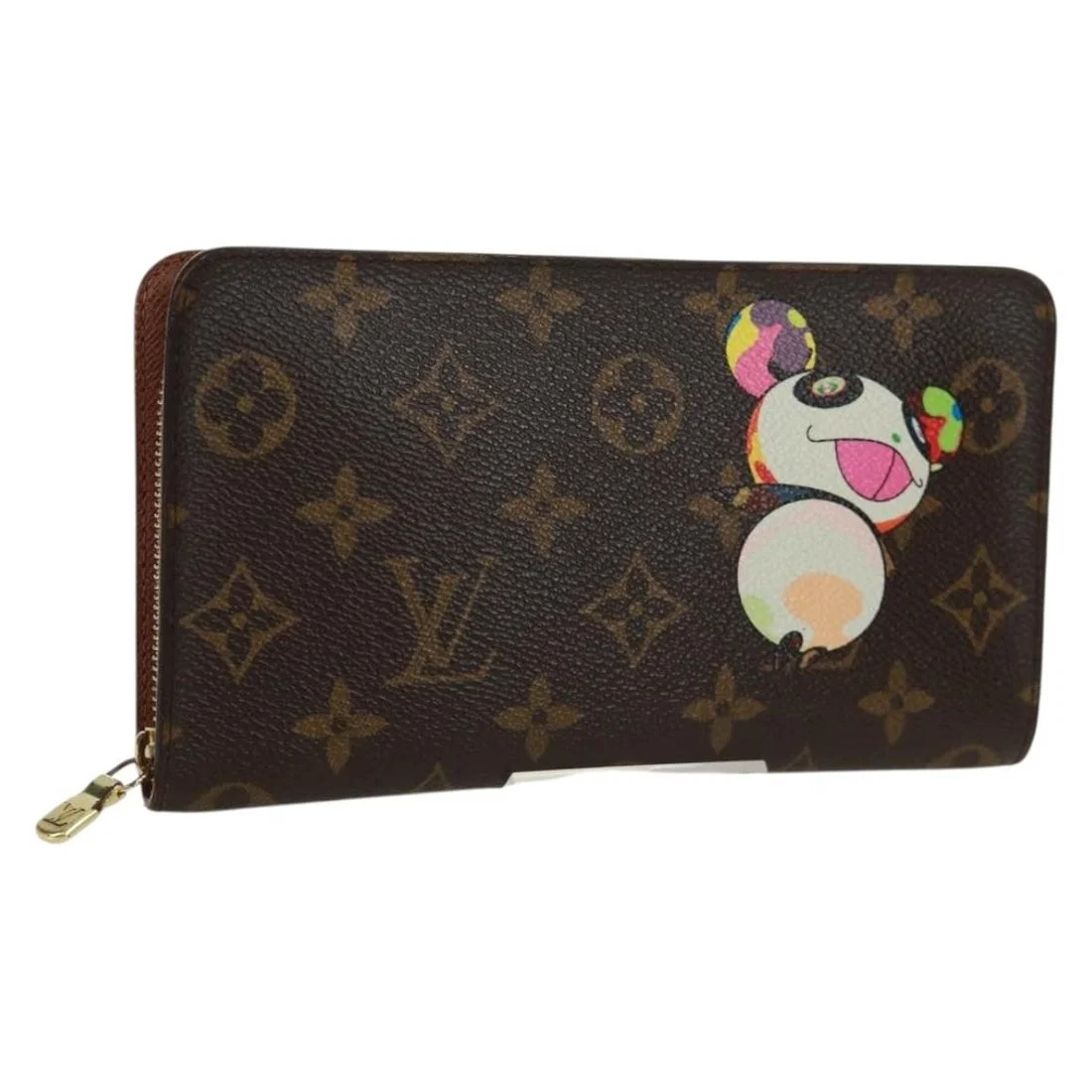 Louis Vuitton Panda Monogram Canvas Long Zip Wallet M61729 with Dust Bag