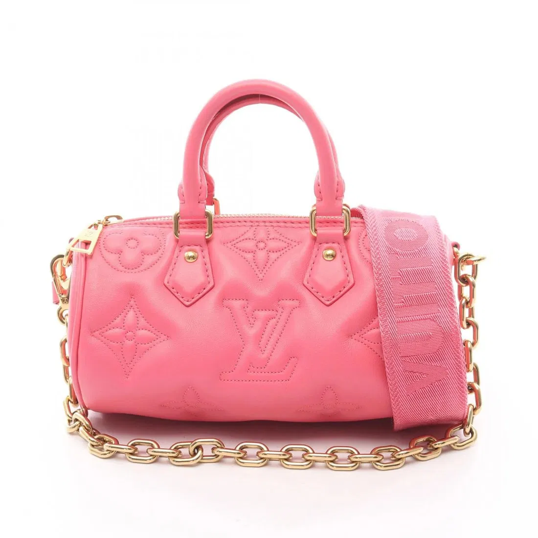 LOUIS VUITTON PAPILLON BB CHAIN CROSSBODY HANDBAG