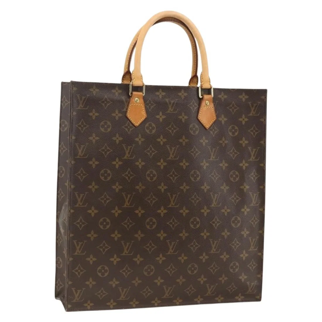 Louis Vuitton Sac Plat Monogram Canvas M51140 Women's Tote Bag