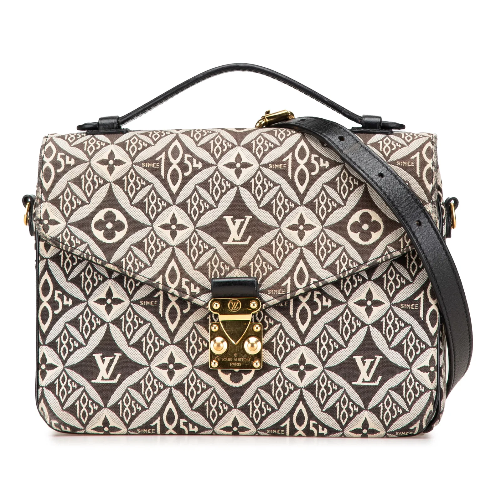 Louis Vuitton Since 1854 Pochette Metis Black Canvas Bag