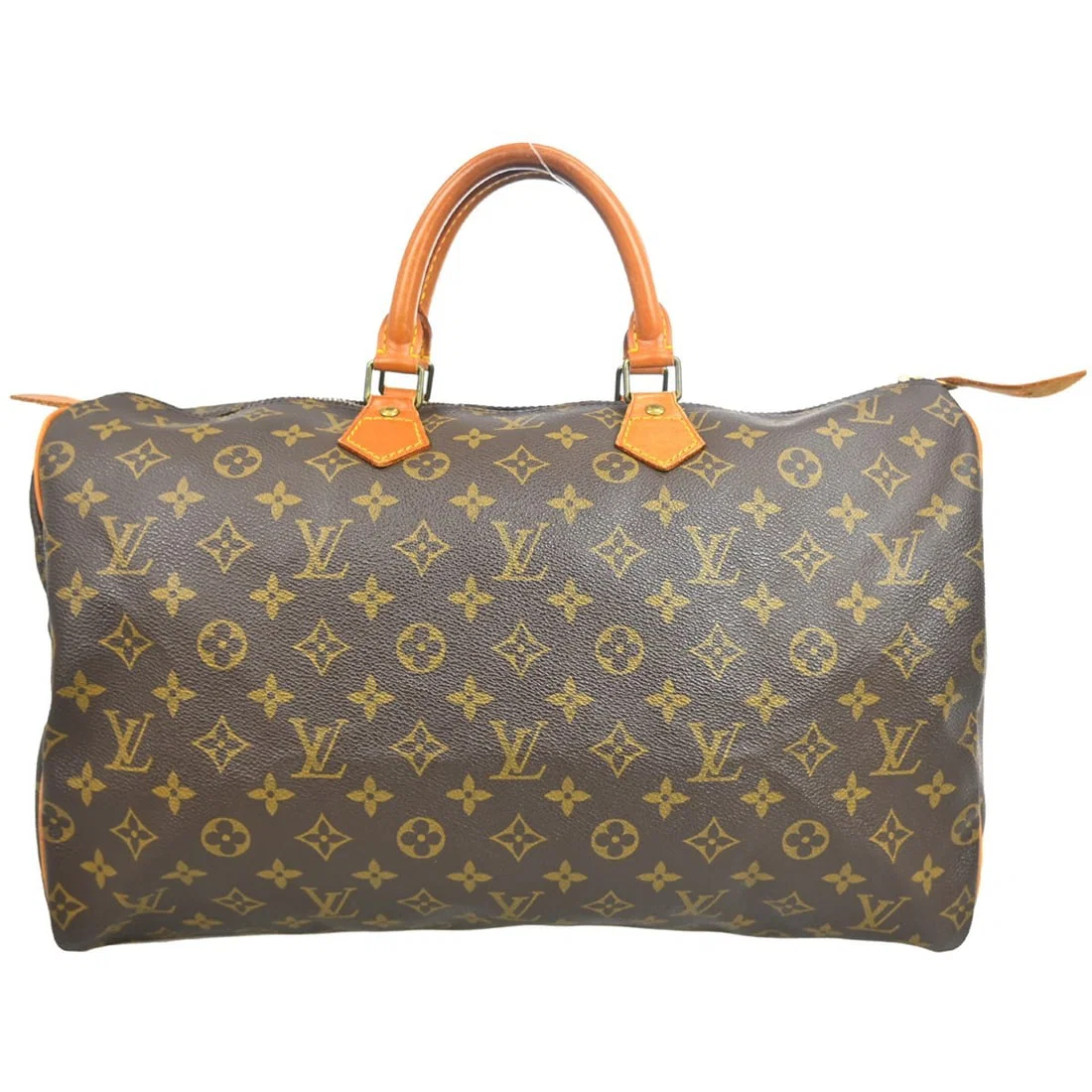 Louis Vuitton Speedy 40 Monogram Canvas Large Duffle Bag M41522 Brown