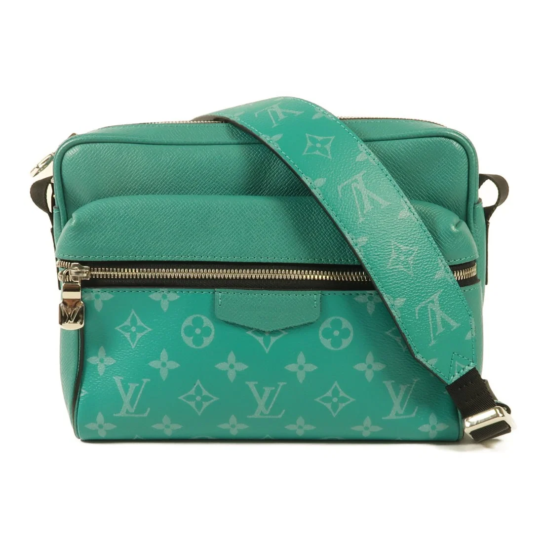 LOUIS VUITTON Tigrama Blue Outdoor Messenger Shoulder Bag M30242