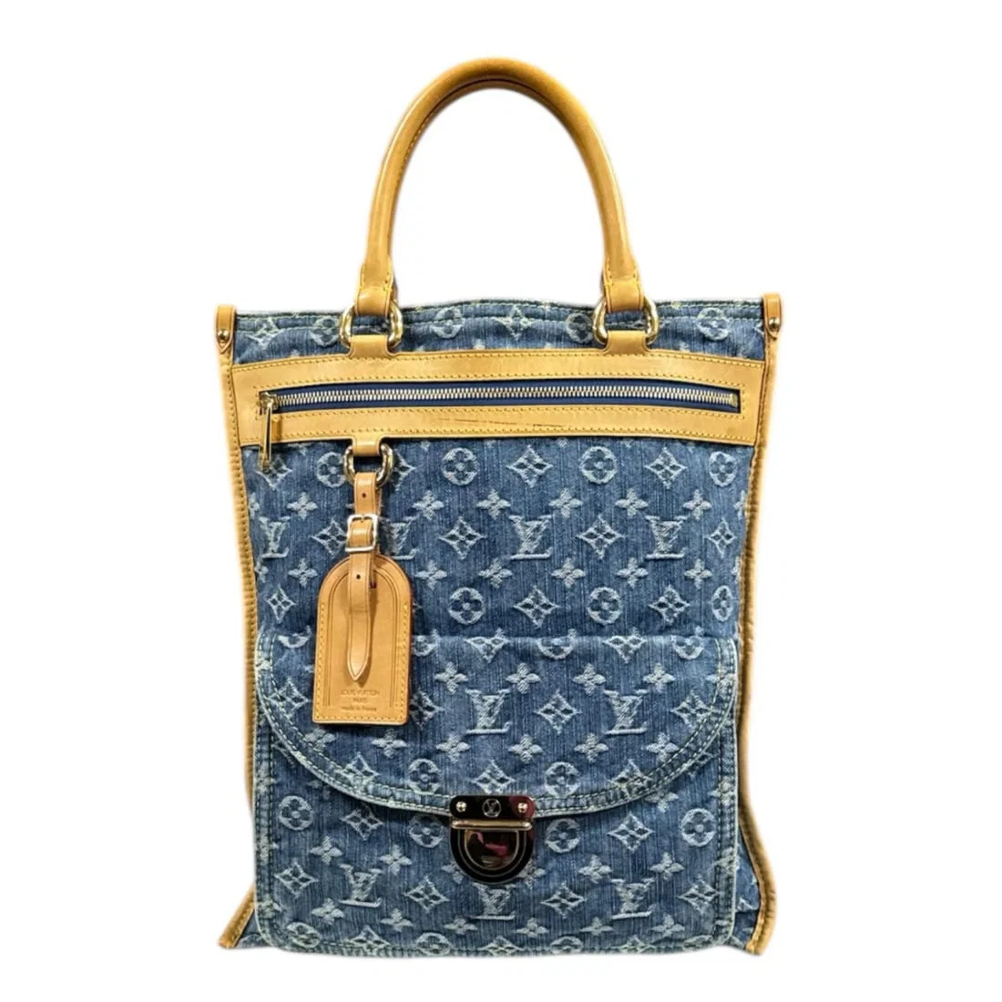 LOUIS VUITTON TOTE BAG MONOGRAM DENIM