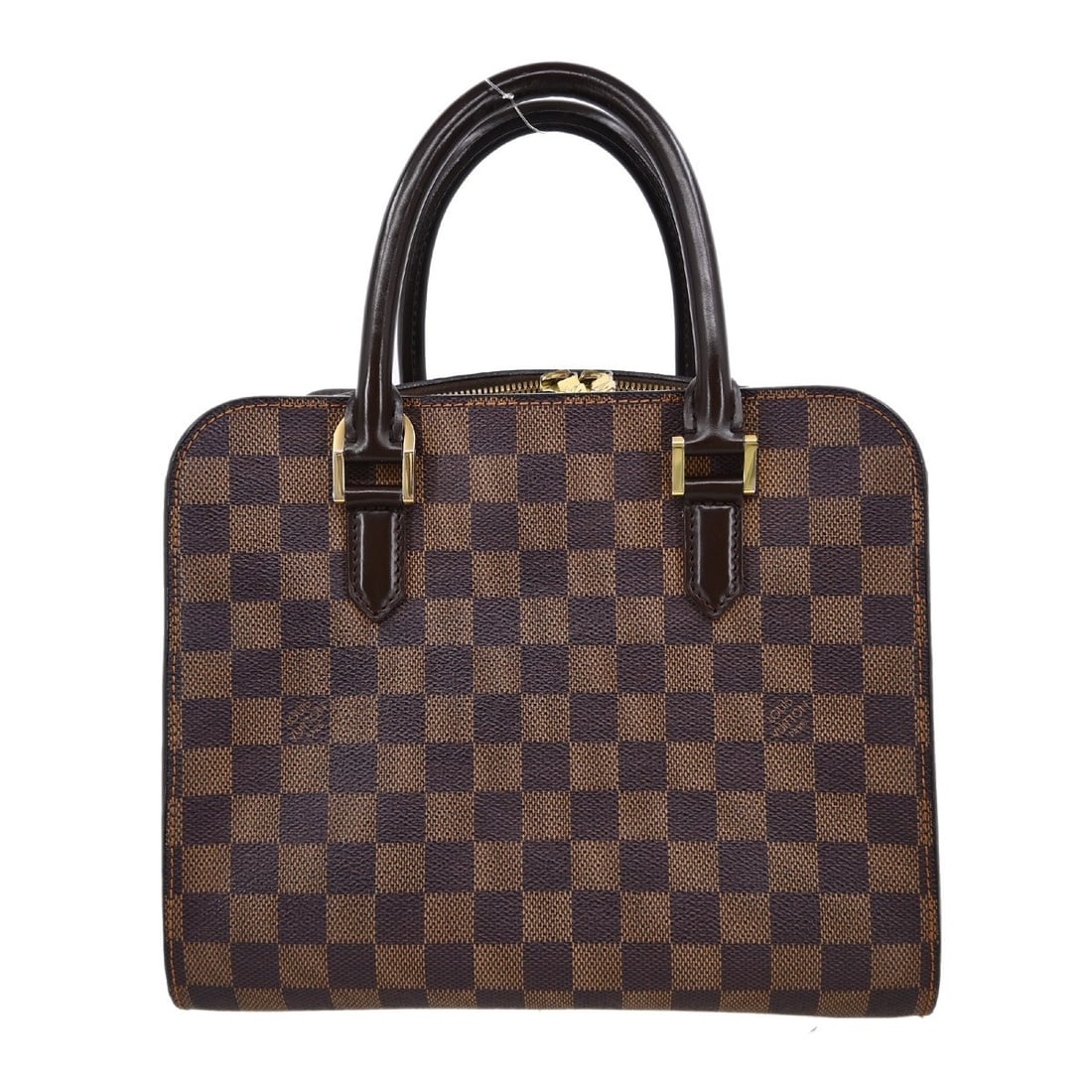 Louis Vuitton Triana Handbag Brown Damier Canvas France