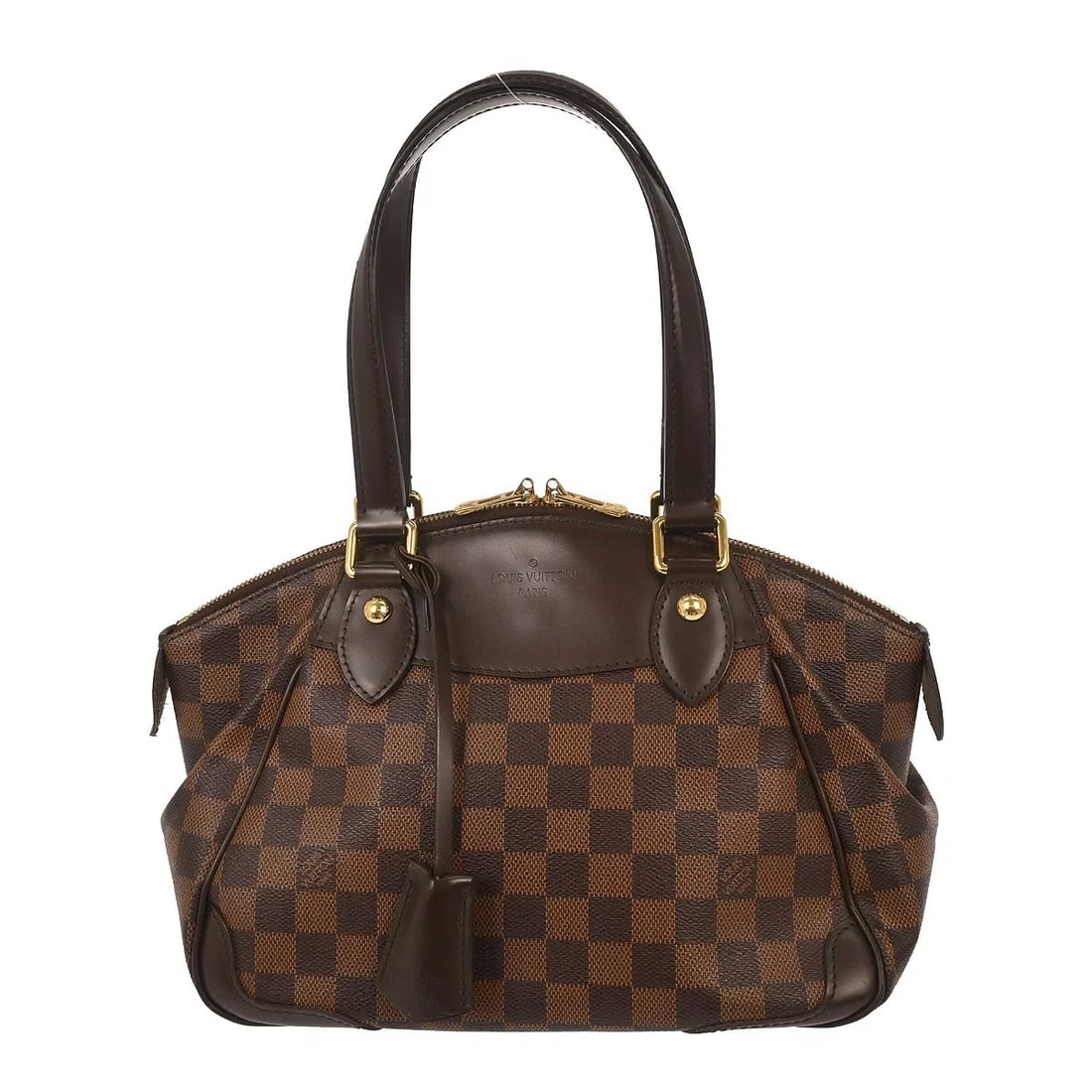 Louis Vuitton Verona PM Damier Canvas Brown Medium Top Handle Bag
