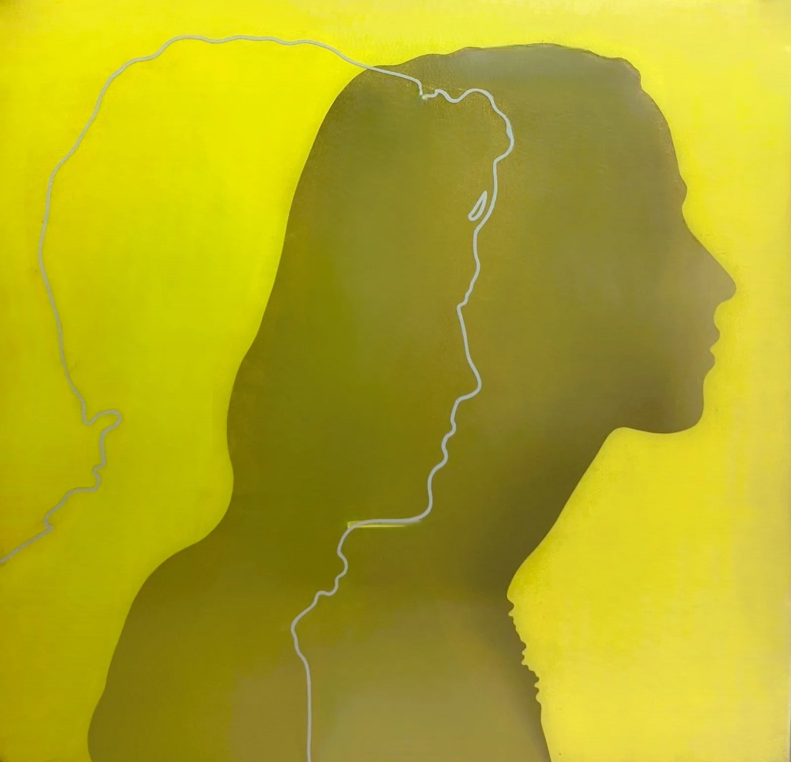 Lourdès CASTRO (1930-2022) Ombre Portée Cynthia et Wade (1968)