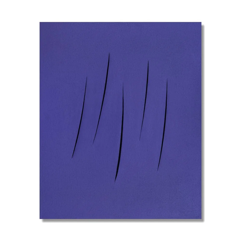 LUCIO FONTANA (1899-1968), ATTRIBUTED TO, OIL ON CANVAS