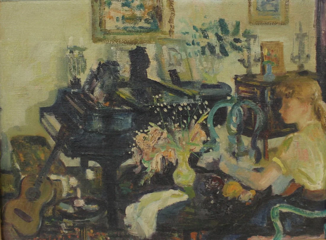 LUIGI CORBELLINI Signed Oil On Canvas.