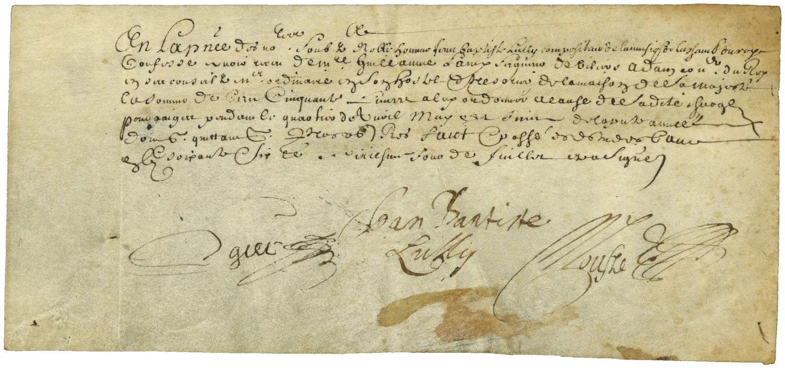 LULLY JEAN-BAPTISTE: (1632-1687)