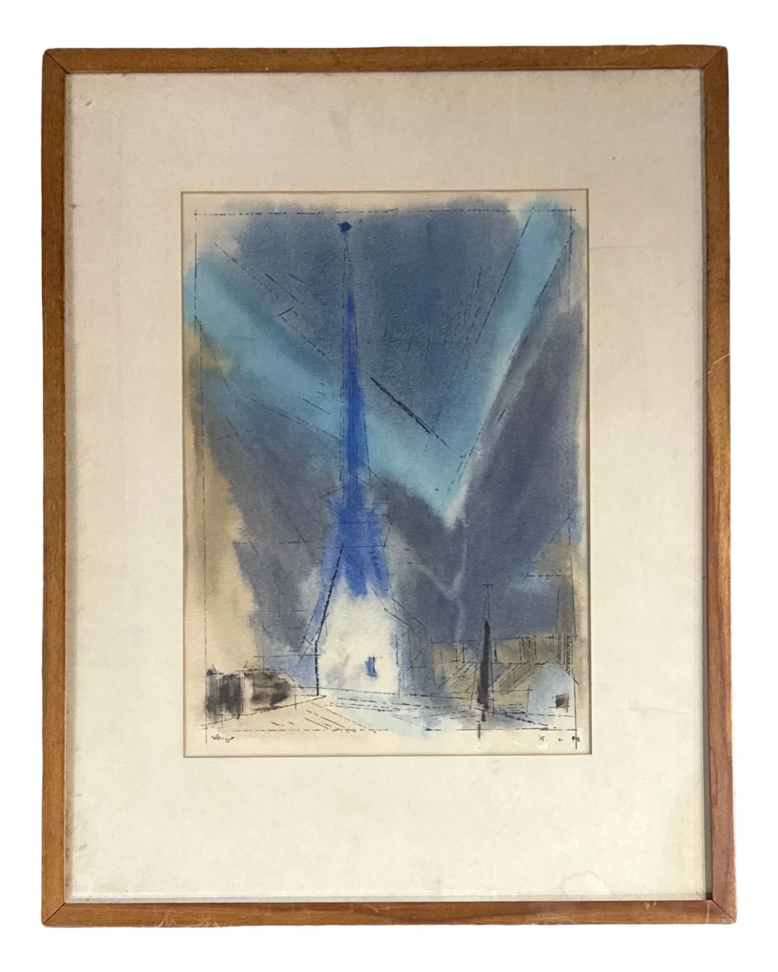 Lyonel Feininger (1871-1956) "Gothic Spire"