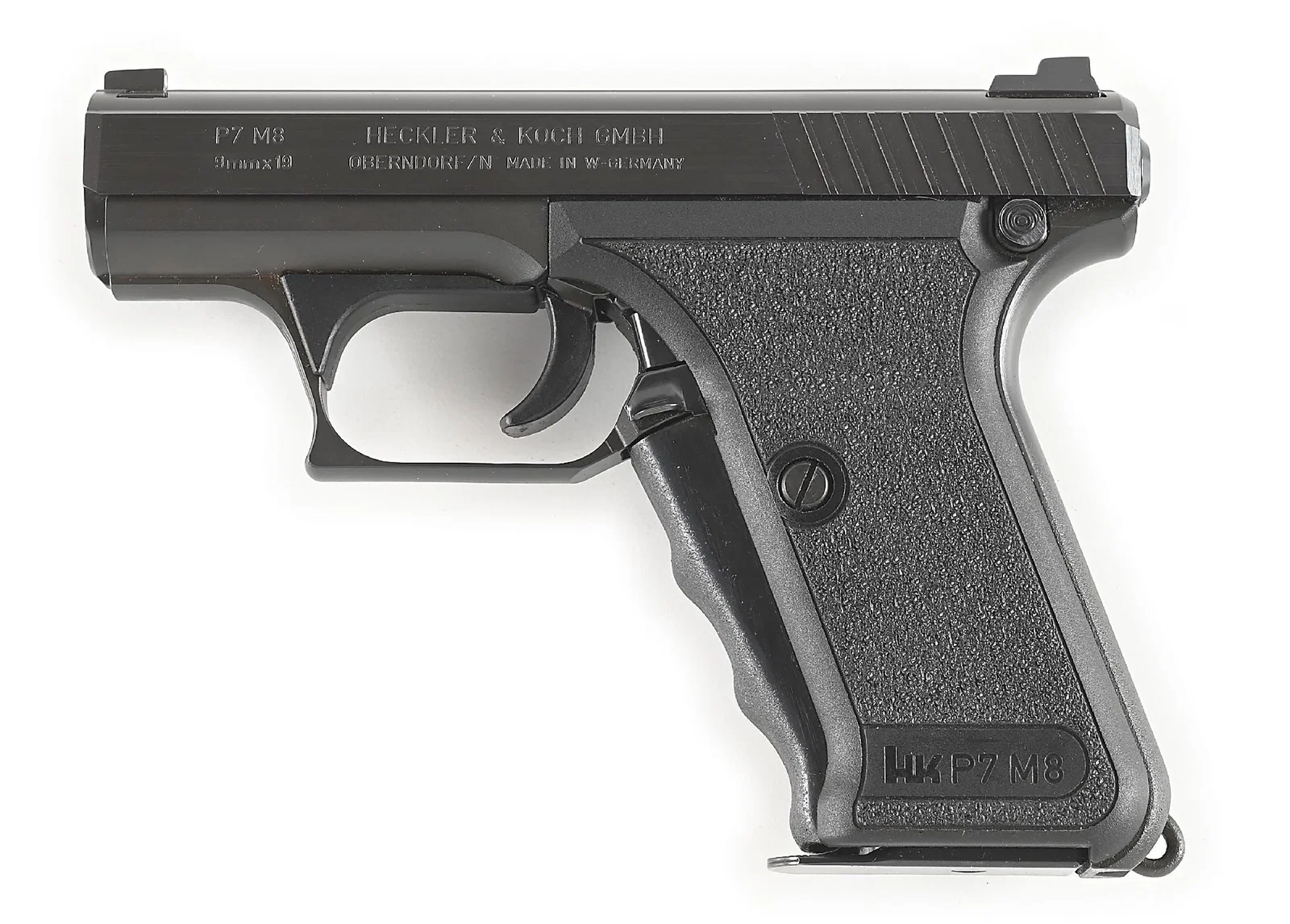 (M) HECKLER & KOCH P7 M8 SEMI-AUTOMATIC PISTOL.