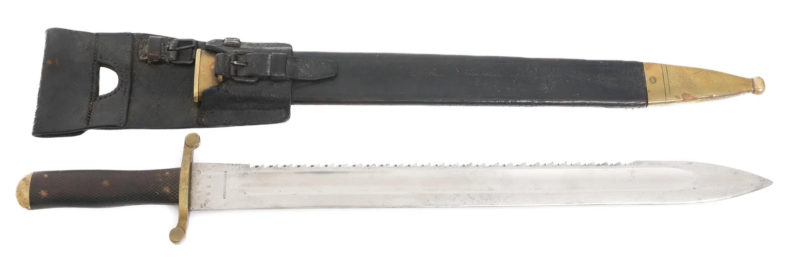 M1875 SWISS PIONEER SAWBACK SHORT SWORD
