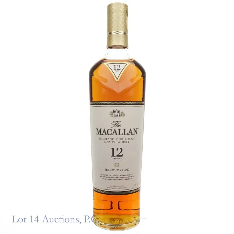 Macallan 12 Year Sherry Oak Cask SM Scotch