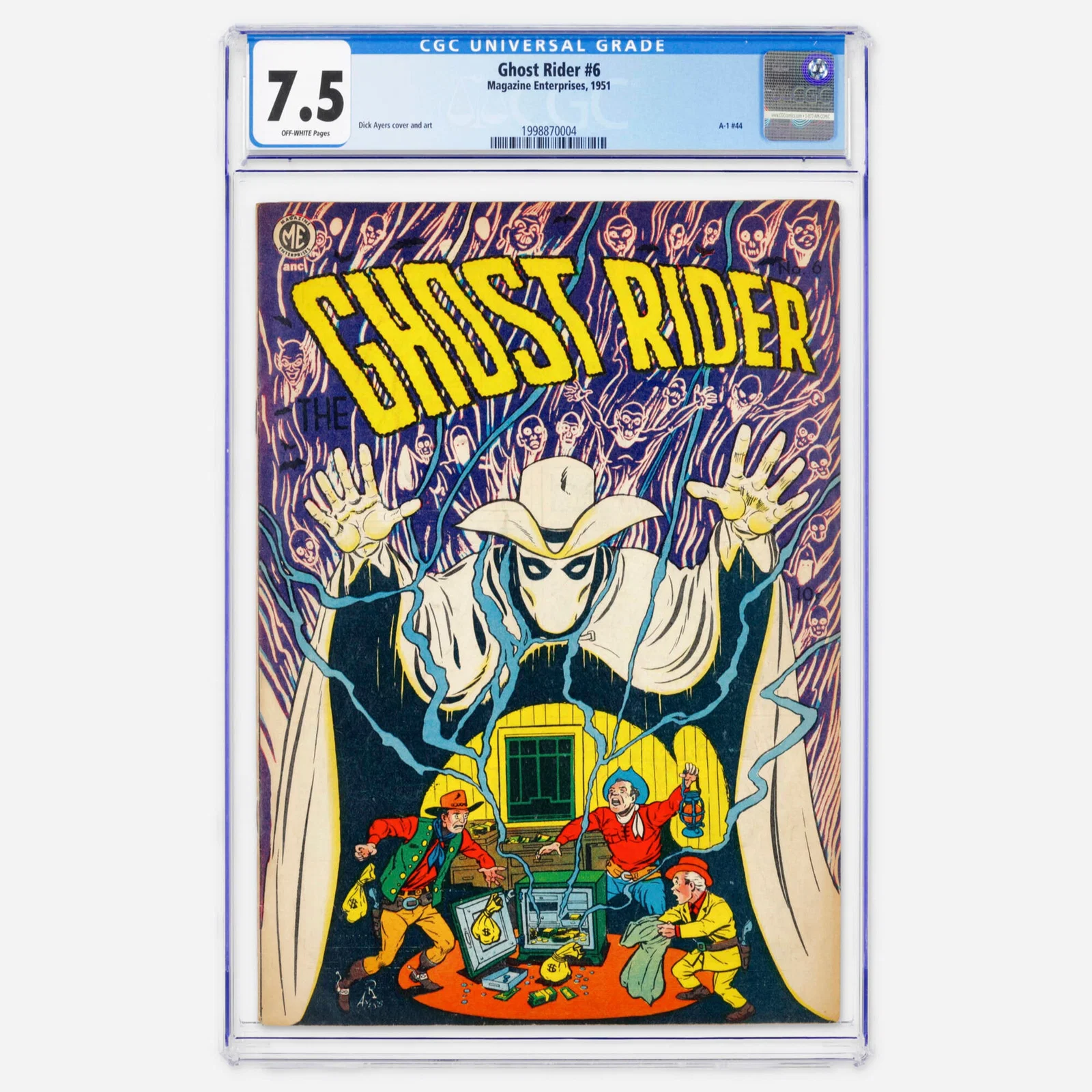 Magazine Enterprises Ghost Rider #6 CGC 7.5