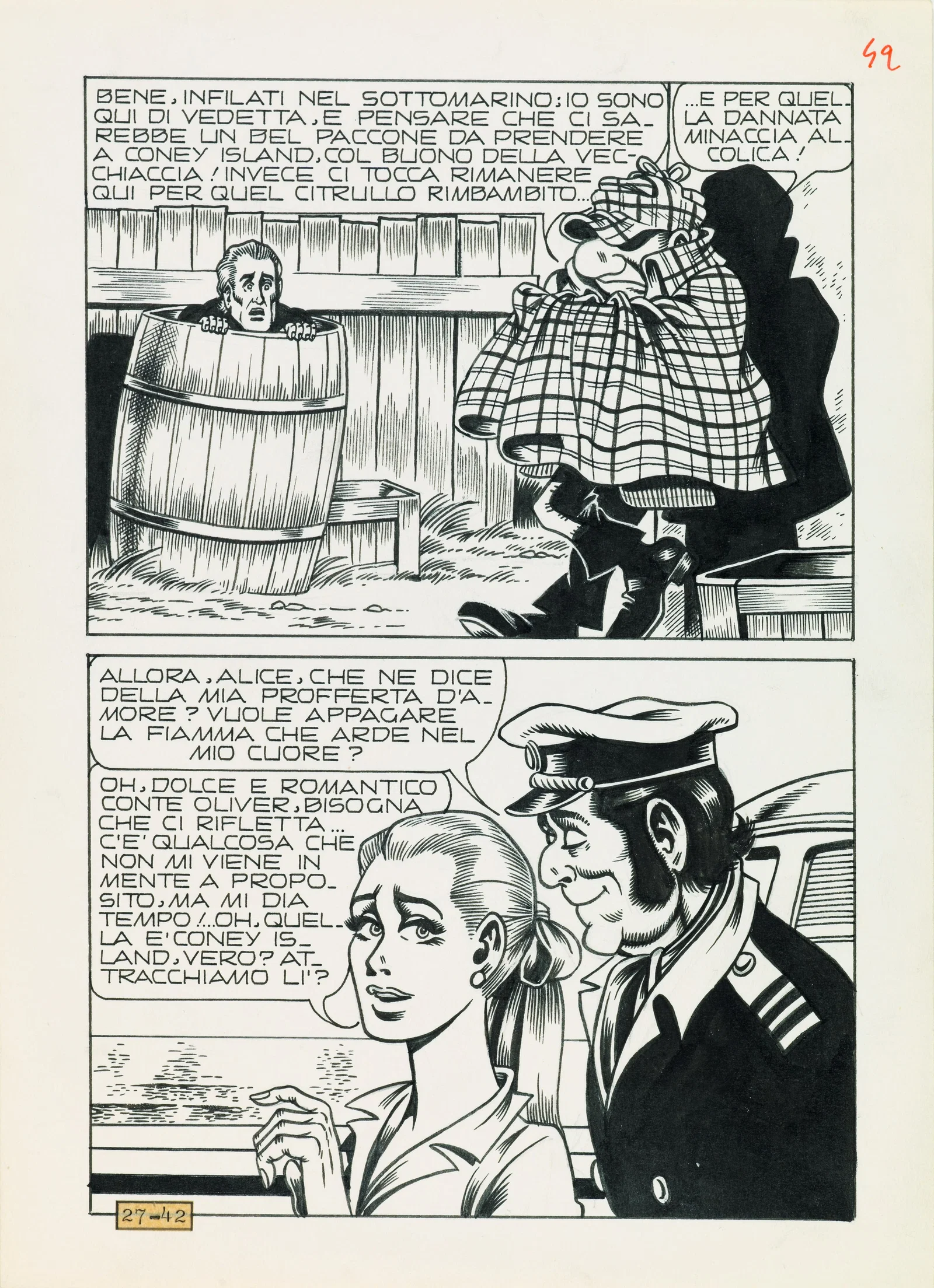 Magnus (Roberto Raviola) - "Alan Ford - La minaccia alcoolica", 1971