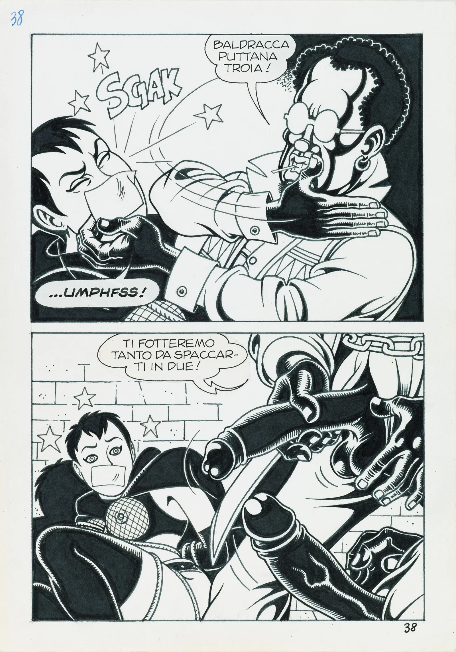 Magnus (Roberto Raviola) - "Necron - Gli orrori della metropoli", 1985