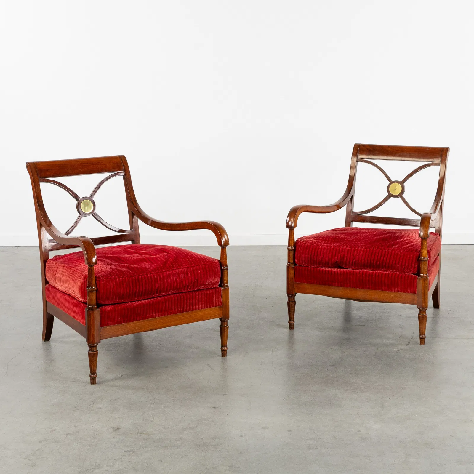 Maison Jansen 'A Pair of armchairs', Circa 1940.