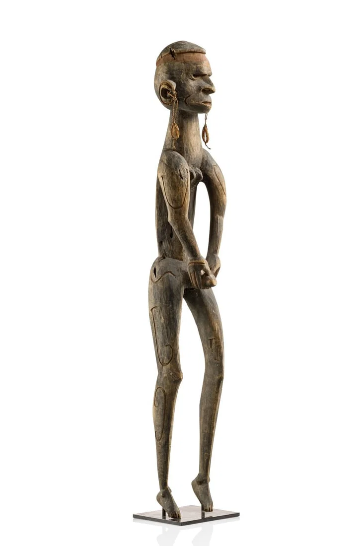 Male ancestor figure "kawe" - West New Guinea / West Papua (Irian Jaya), Asmat