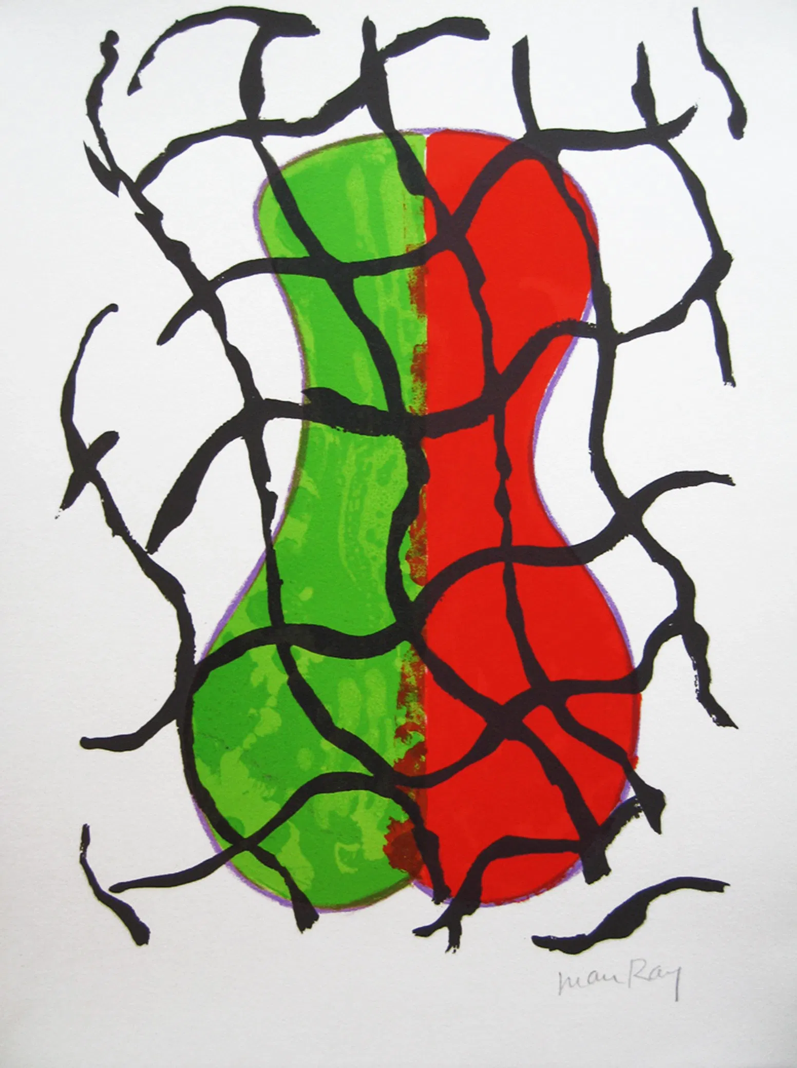 Man Ray Subversion Hand signed Original Lithograph 1972