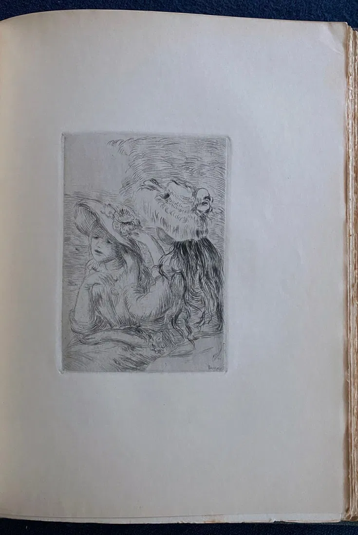 MANET AND THE FRENCH IMPRESSIONISTS. With 4 etchings Renoir, Manet, Morisot.