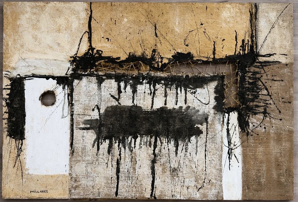 Manolo Millares (1926-1972), Cuadro, 1960