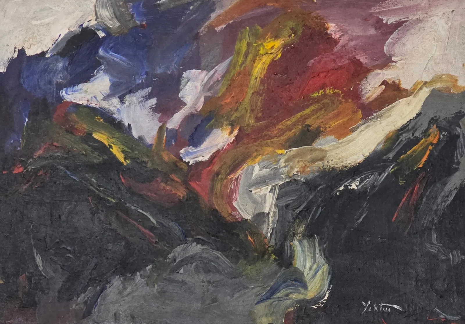 Manoucher Yektai was an Iranian-born American artist and poet. A member of the New York School of