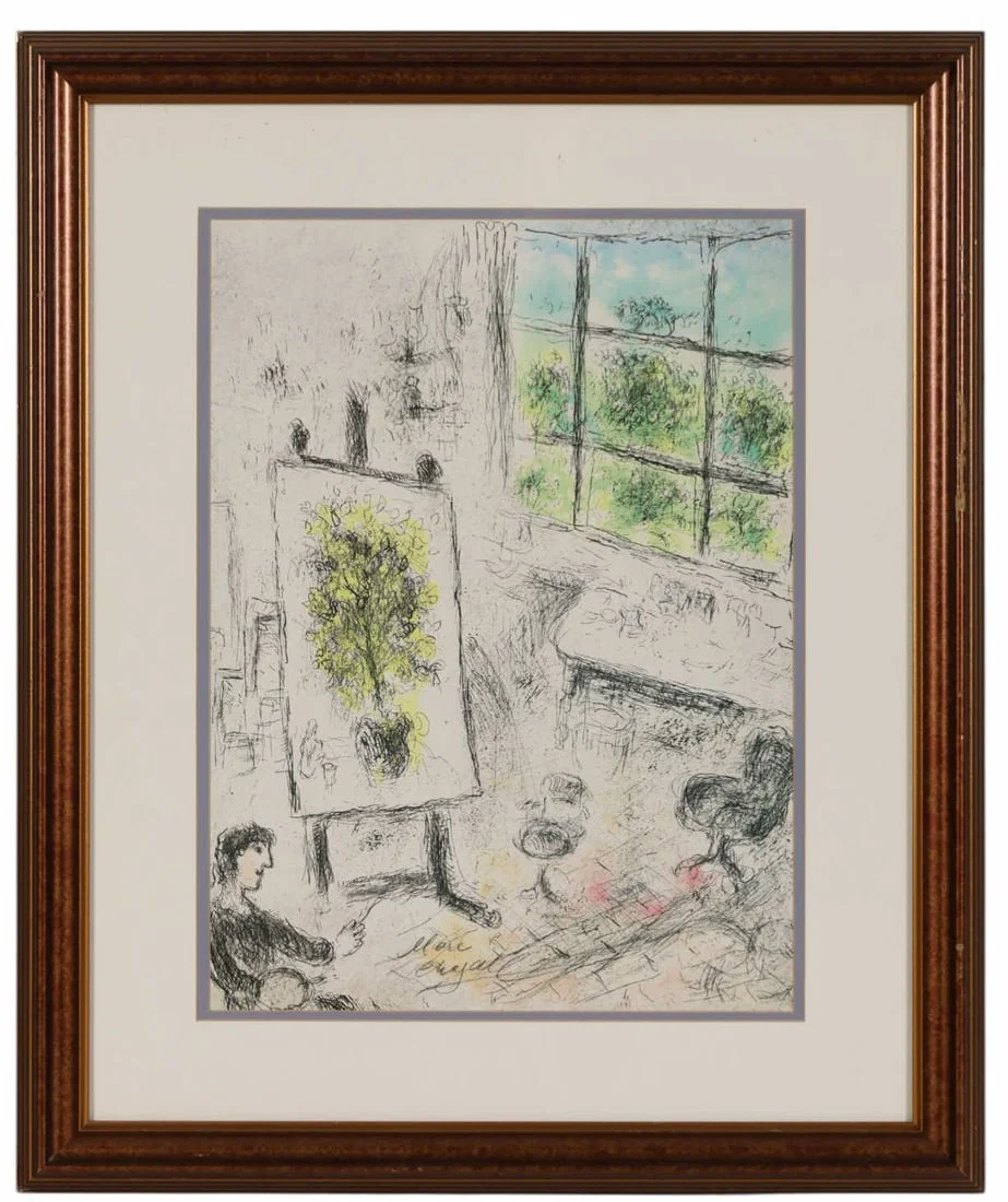 Marc Chagall 1887-1985 Aragon Malraux SIGNED