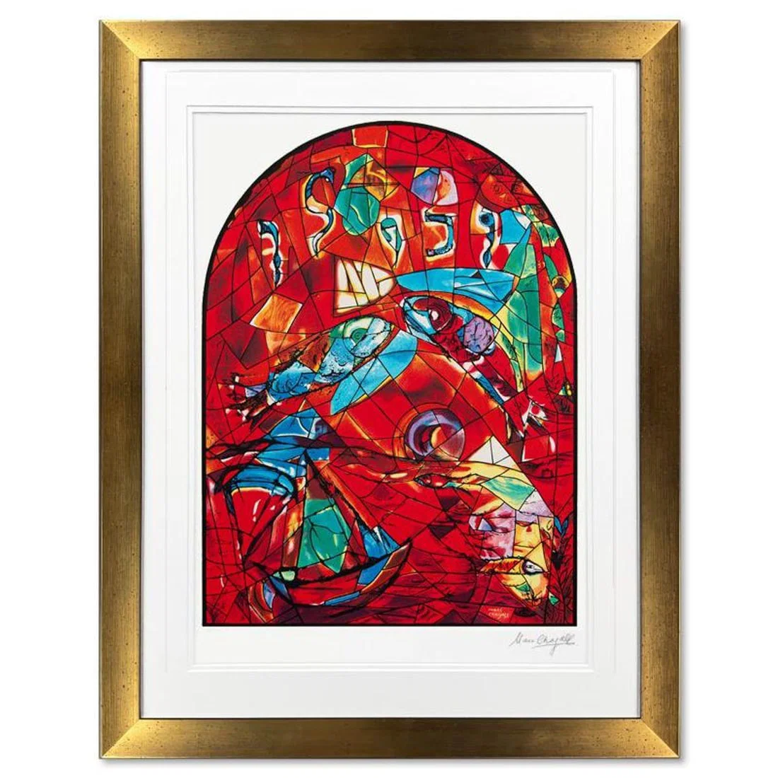 Marc Chagall (1887-1985), "Zebulun" Framed Limited Edition Serigraph with Letter of Authenticity.