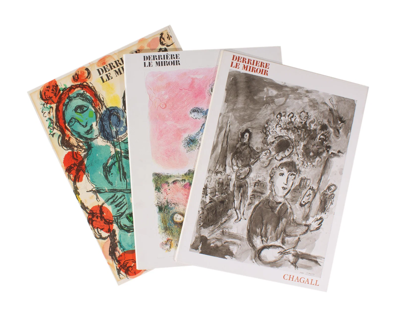 Marc Chagall "Derriere le Miroir," 3 issues.