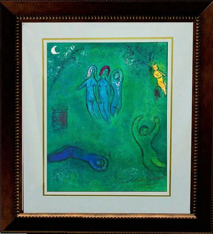 Marc Chagall (Russian-French 1887-1985) Lithograph hand signed 1977
