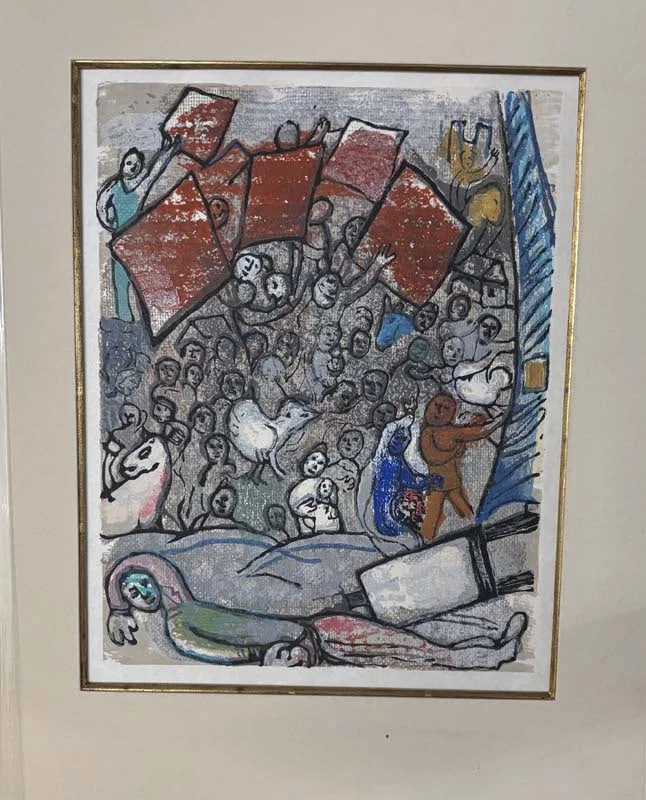 Marc Chagall (Russian-French 1887-1985) Wood Cut 1970