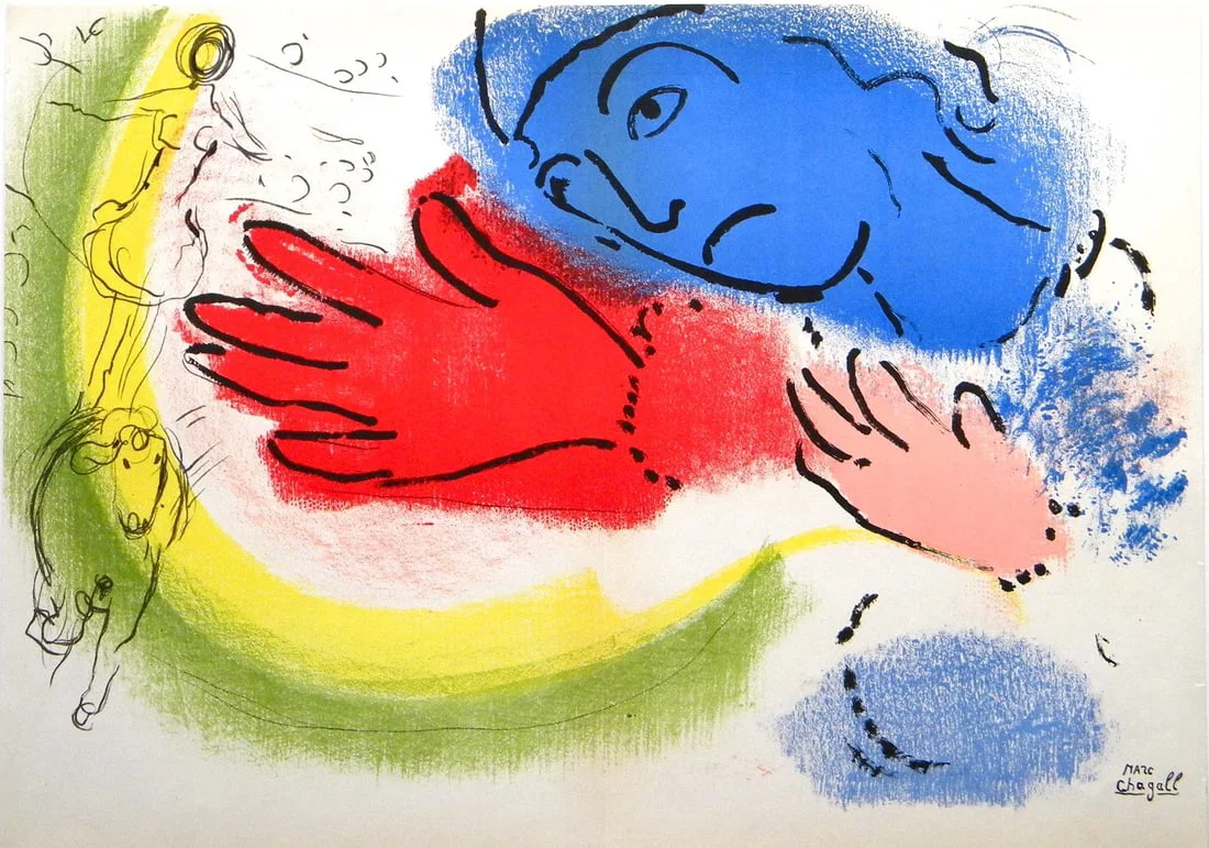 Marc Chagall "Woman Circus Rider" original lithograph