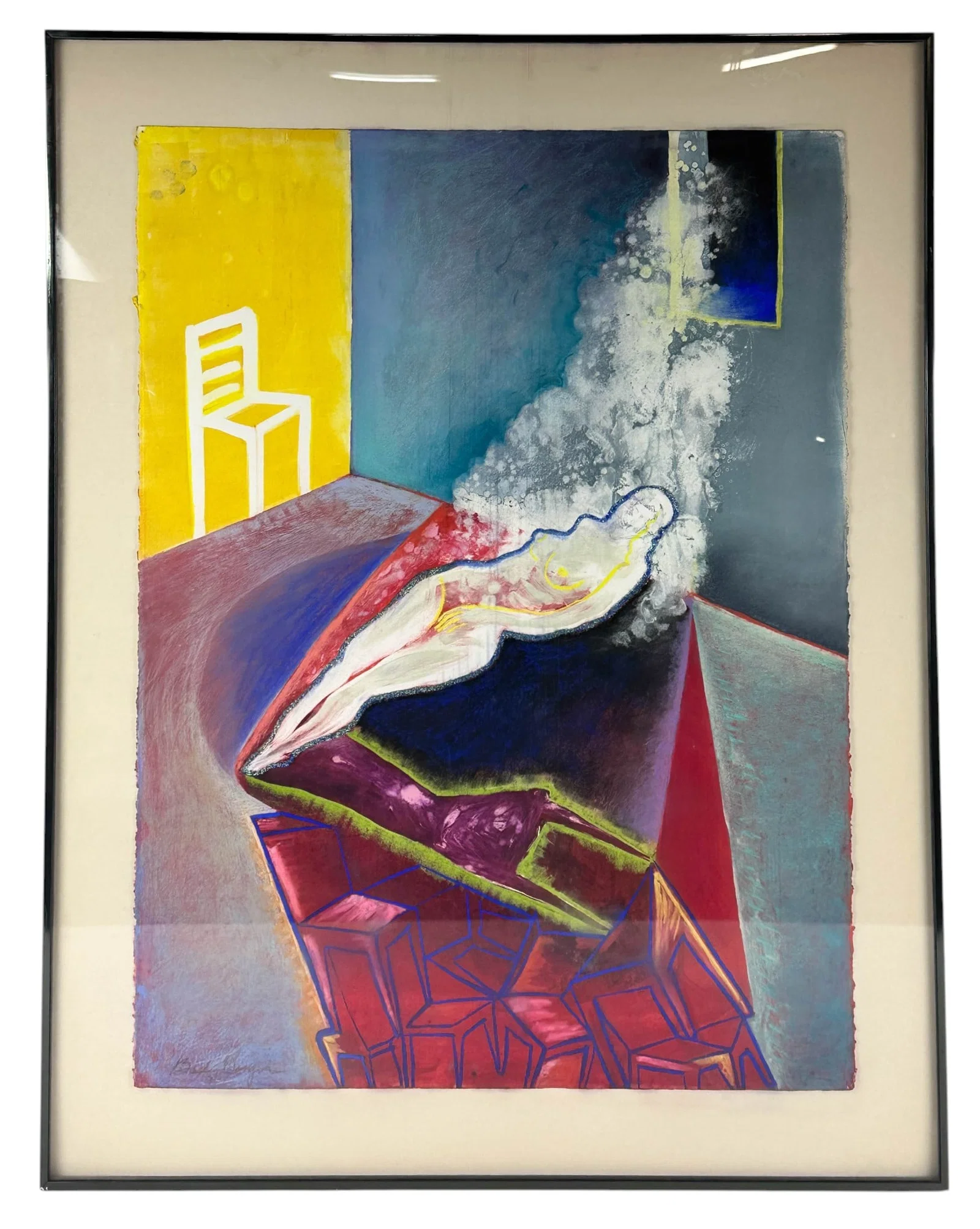 Margaret Bailey Doogan 1941-2022 Gouache Painting