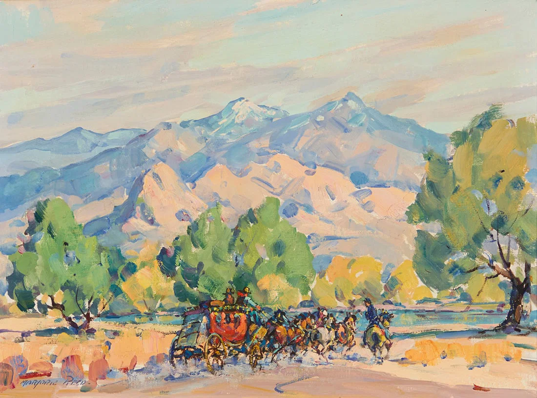 Marjorie Reed (1915-1996), "Late Afternoon on the Trail"