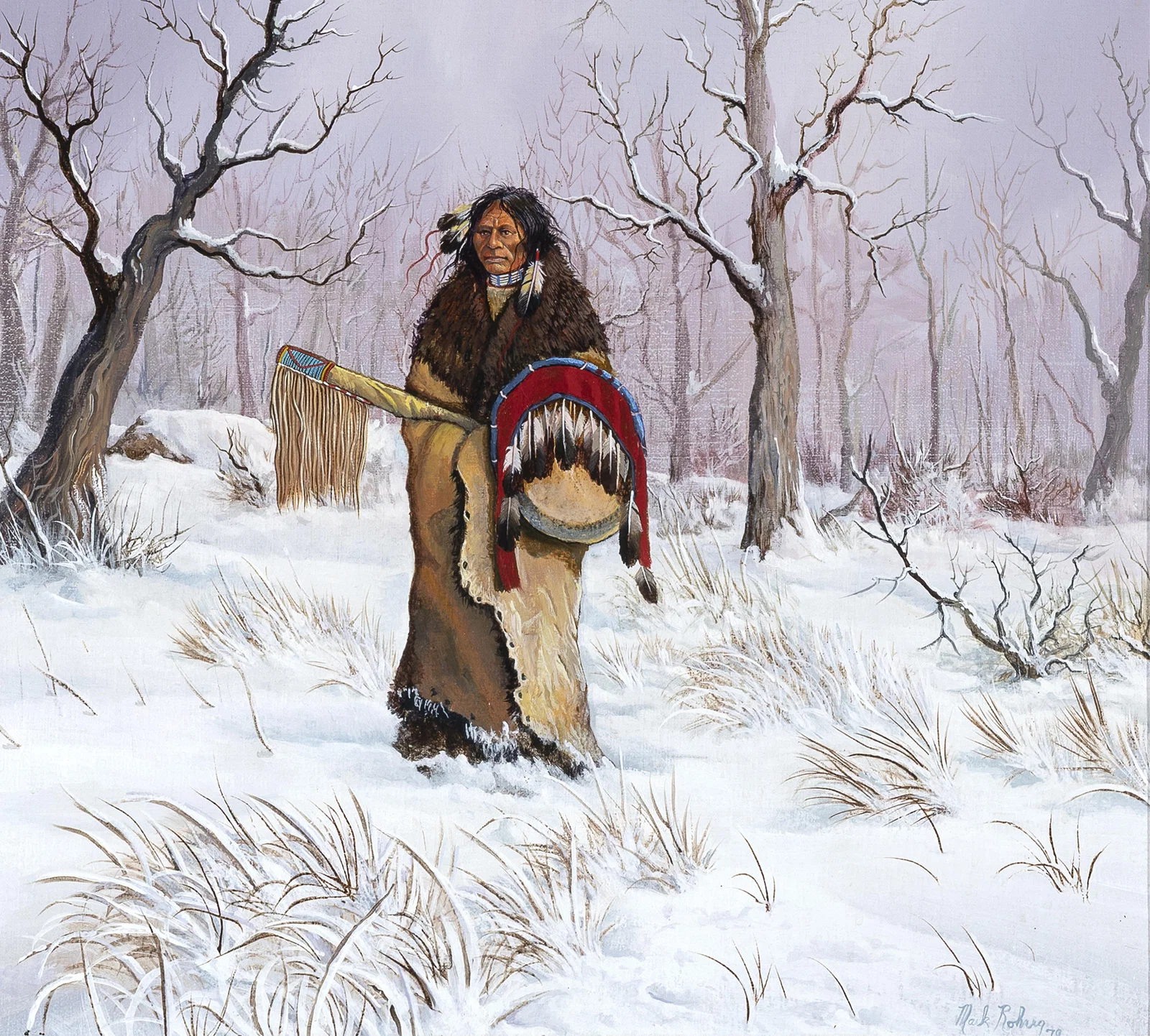 Mark Rohrig, Untitled (Walk in Snow), 1979