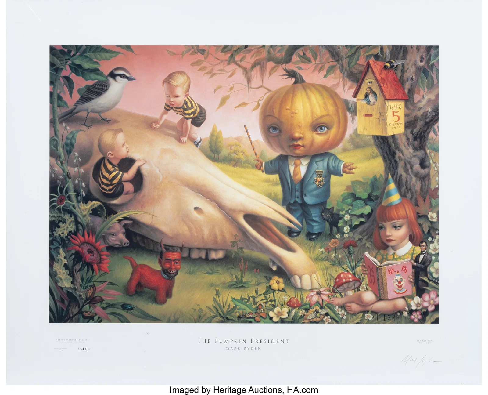 Mark Ryden (b. 1963) The Pumpkin President, 2008