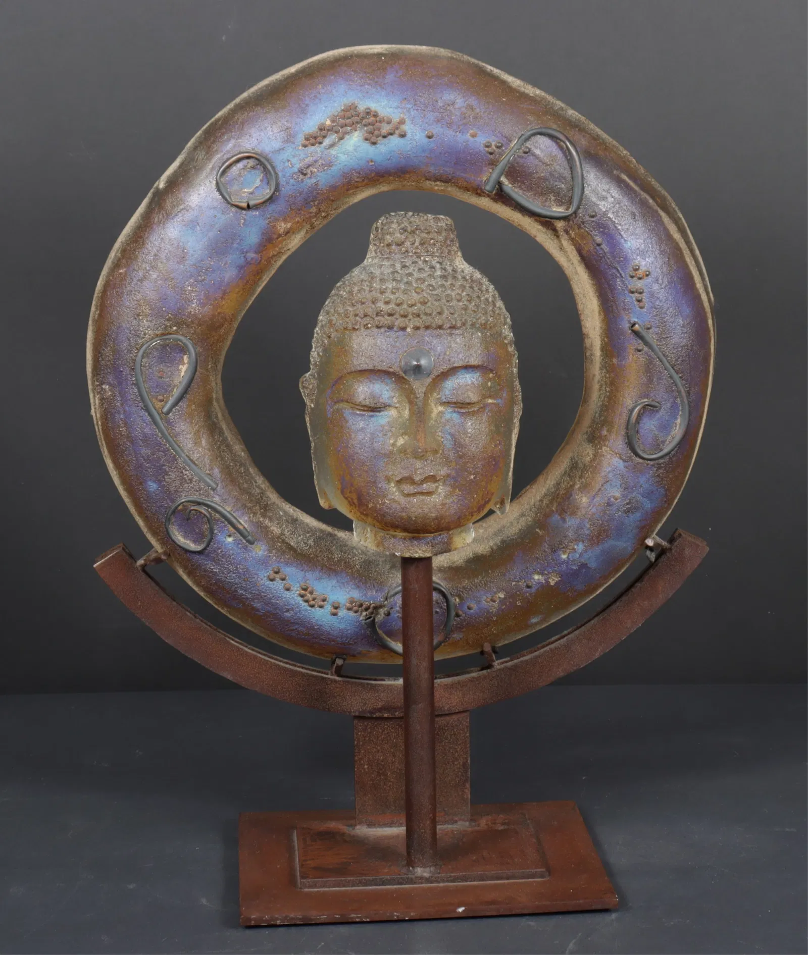 Marlene Rose - Sand-Cast Glass Buddha, 2013