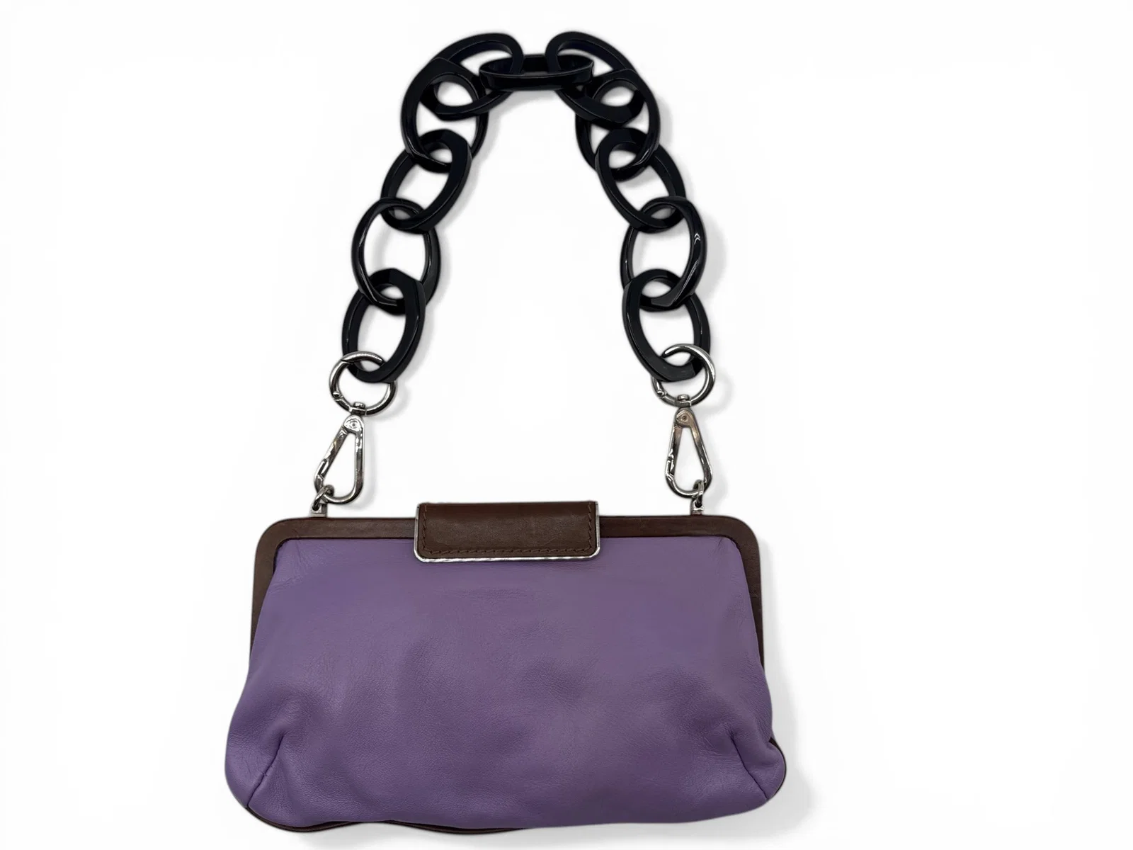 Marni Mini Purple Leather Shoulder Bag