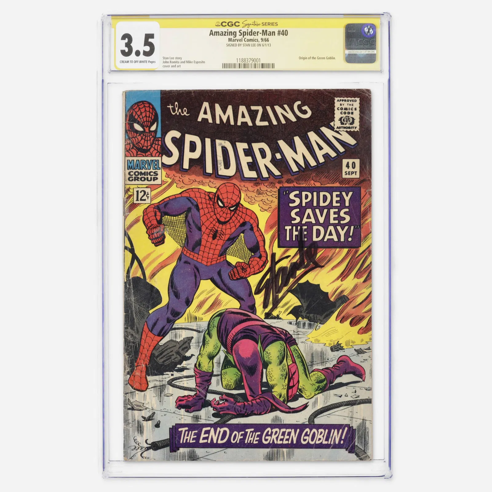 Marvel Comics Amazing Spider-Man #40 CGC 3.5