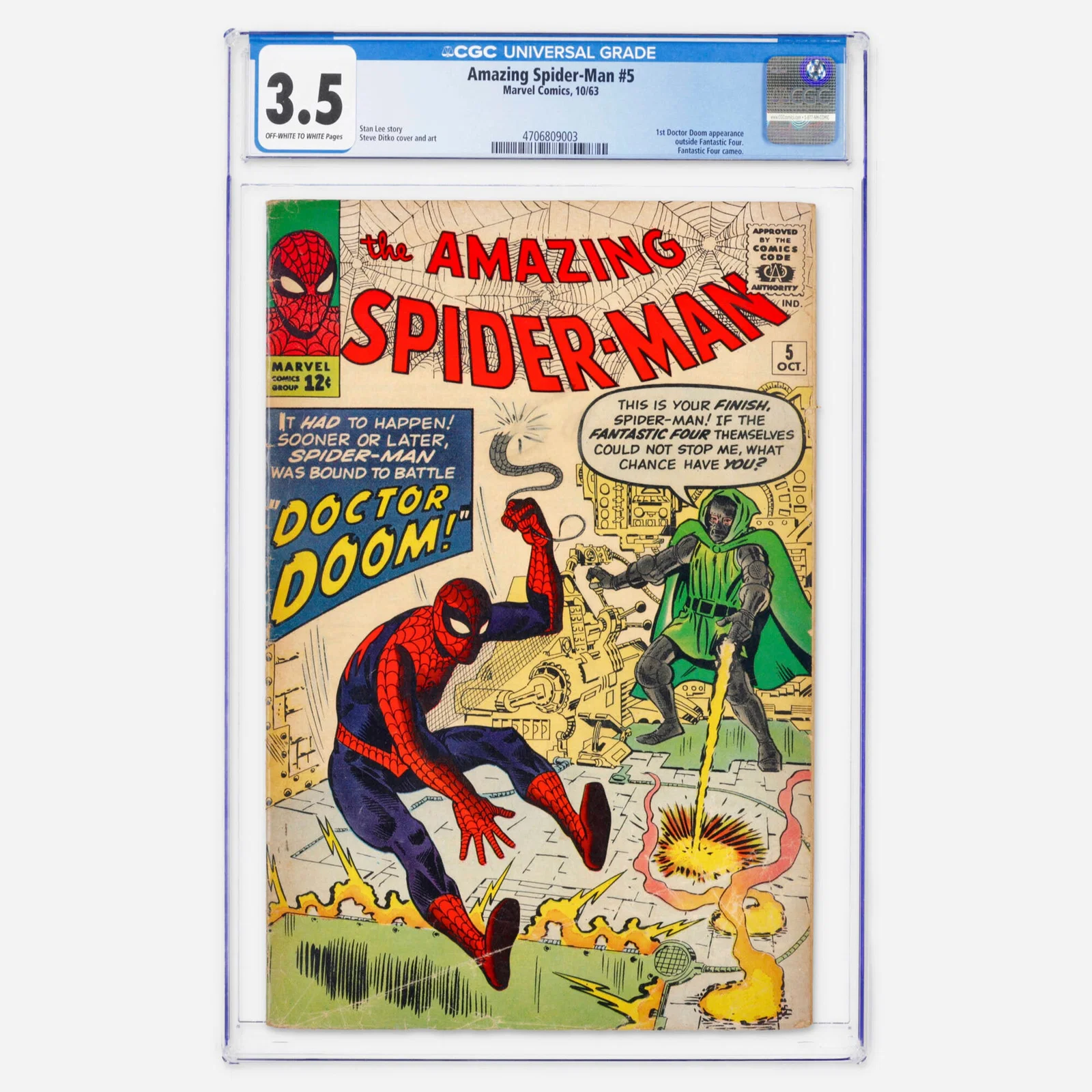Marvel Comics Amazing Spider-Man #5 CGC 3.5