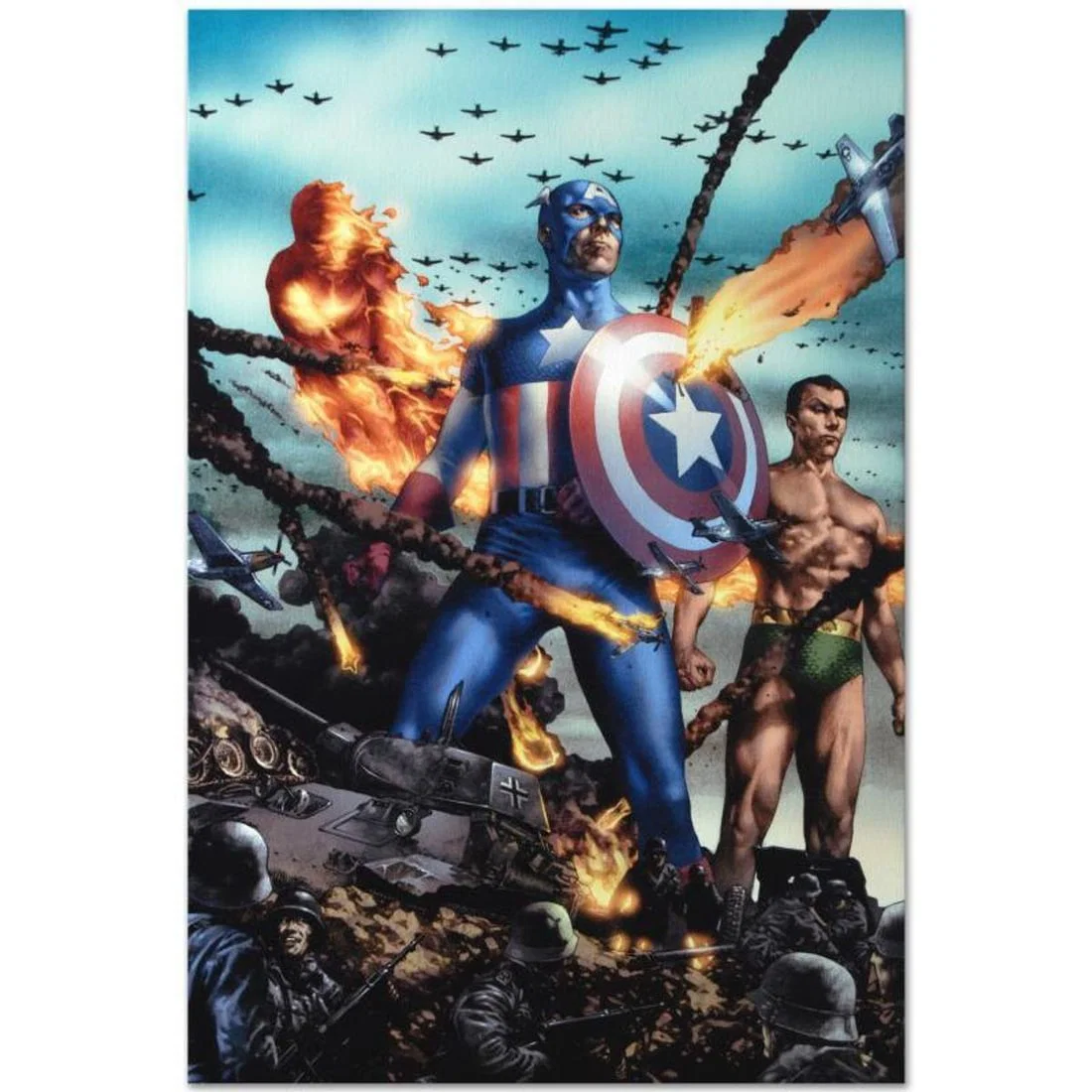 Marvel Comics "Giant-Size Invaders #2" Numbered Limited Edition Giclee on Canvas by Jay Anacleto